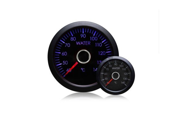 Jauge de température d'eau 52mm à lentille transparente Série VW Prosport