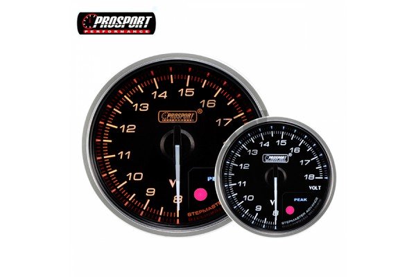 Jauge de tension rouge / blanche de 52 mm Prosport Supreme
