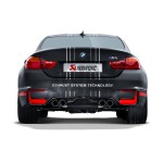 Akrapovic Diffuseur arrière en carbone pour BMW M3 F80 / M4 F8x