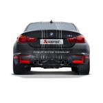 Echappement Akrapovic Slip-On Titanium pour BMW M3 F80 / M4 F8x Echappement Akrapovic Slip-On Titanium pour BMW M3 F80 / M4 F8x