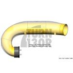 Eventuri Carbon Fiber Turbo Inlet Tube for Honda Civic Type R FK2