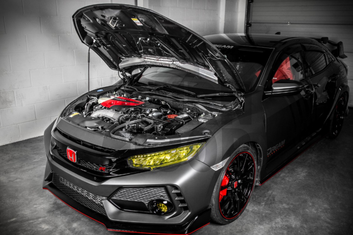 Eventuri Carbon Fiber Intake System pour Honda Civic Type R FK8 Eventuri Carbon Fiber Intake System pour Honda Civic Type R FK8