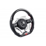 Volant en fibre de carbone pour Golf 7 GTI / Golf 7 R / Polo GTI / UP GTI / Scirocco FL APR Volant en fibre de carbone pour Golf 7 GTI / Golf 7 R / Polo GTI / UP GTI / Scirocco FL APR