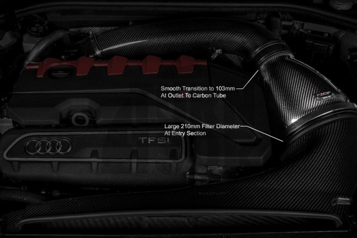 Eventuri Carbon Fiber Intake pour RSQ3 F3 Eventuri Carbon Fiber Intake pour RSQ3 F3