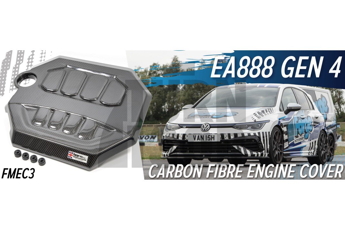 Forge Motorsport Couvercle moteur en fibre de carbone Golf 8 GTI / Golf 8 R / S3 8Y / Octavia NX VRS