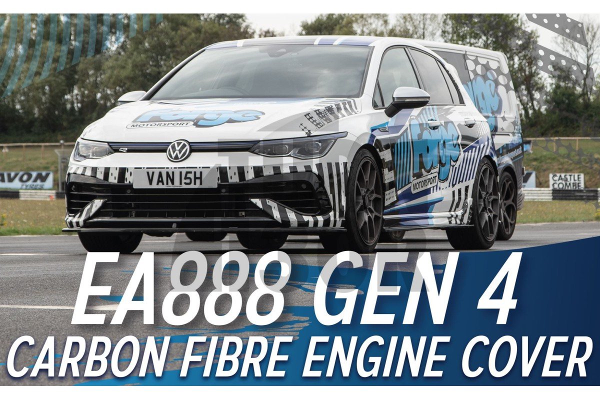 Forge Motorsport Couvercle moteur en fibre de carbone Golf 8 GTI / Golf 8 R / S3 8Y / Octavia NX VRS