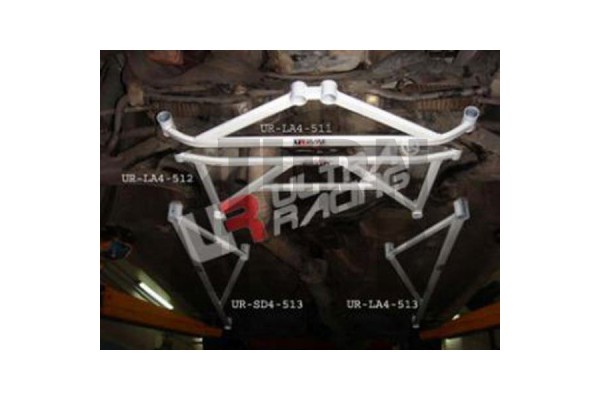 Ultra Racing 4 Point Subframe Brace Subaru Impreza GT GC8 / WRX STI 01-07