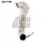 CTS Turbo Downpipe avec catalyseur sportif Mercedes A45 W176 / CLA45 AMG C117