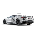 Ligne déchappement Akrapovic (Titane) pour Corvette Stingray (C8)