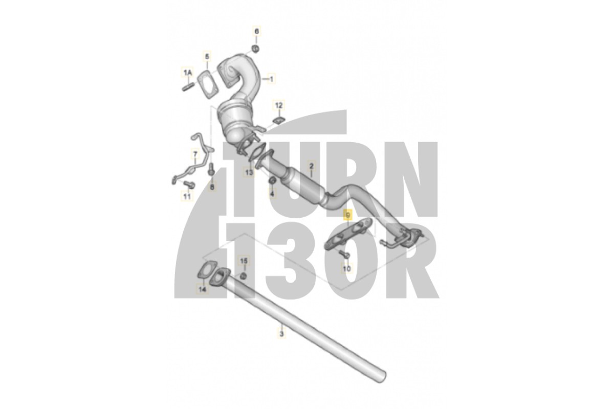 Support de tuyau de descente pour 2.0 TFSI EA113 / EA888.1