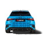 Echappement Akrapovic Evolution Line pour Audi S3 8Y Sportback