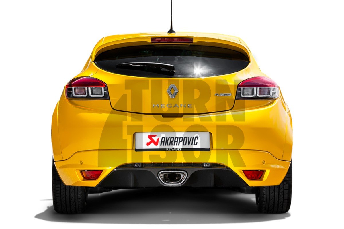 Echappement Akrapovic Evolution Line pour Mégane 3 RS