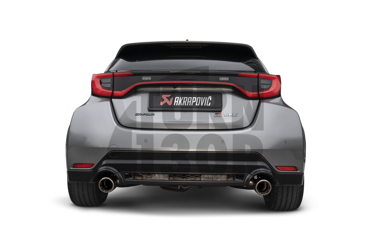 Akrapovic slip-on titanium Exhaust System for Yaris GR 2025+