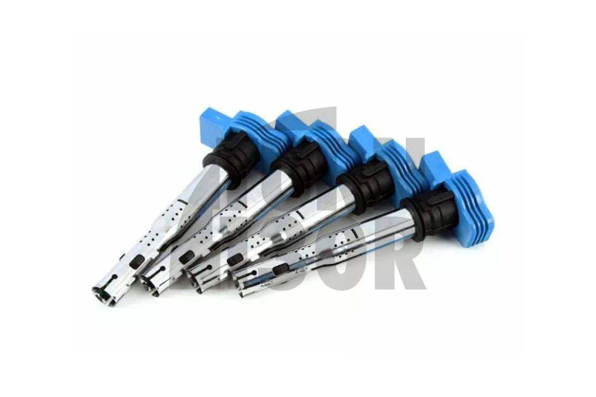 Packs de bobines bleu pour S3 8P / Golf 5 - 6 GTI / Golf 6 R / Leon 2 Cupra 2.0 TFSI EA113 / EA888.1 APR