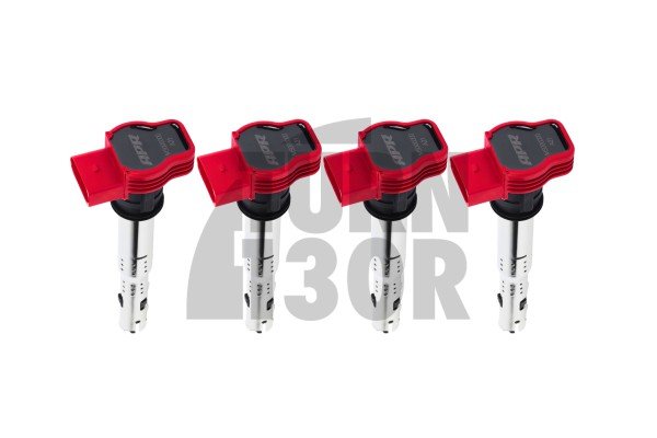 Packs de bobines rouges pour S3 8P / Golf 5 - 6 GTI / Golf 6 R / Leon 2 Cupra 2.0 TFSI EA113 / EA888.1 APR